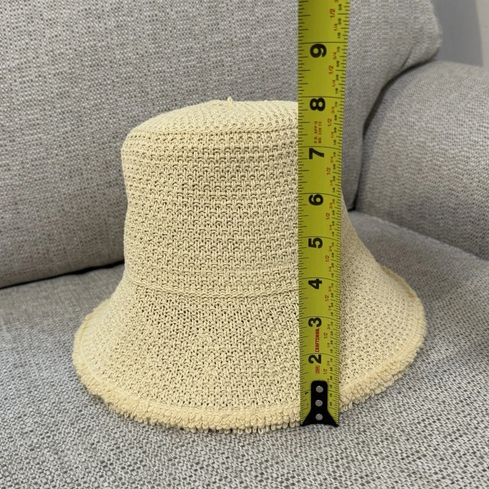 Hat Attack Penny Woven Bucket Hat in Natural